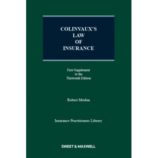 * Colinvaux's Law of Insurance 13th ed: 1st Supplement